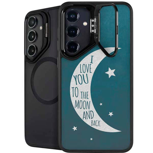 To The Moon And Back Galaxy S25 Kickstand Case