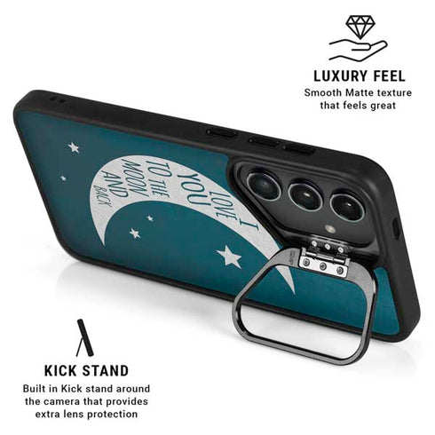 To The Moon And Back Galaxy S24 Plus Kickstand Case