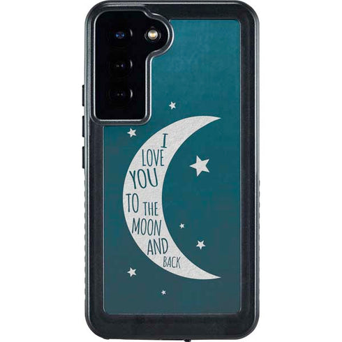 To The Moon And Back Galaxy S24 Plus Waterproof Case