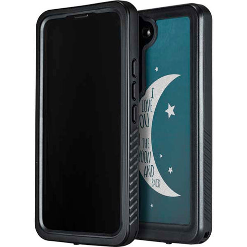To The Moon And Back Galaxy S24 Plus Waterproof Case