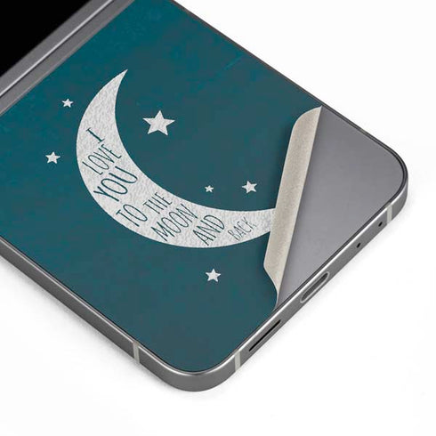 To The Moon And Back Galaxy Z Flip6 Skin