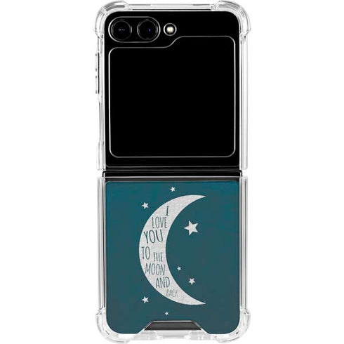 To The Moon And Back Galaxy Z Flip6 Clear Case