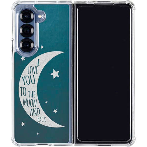 To The Moon And Back Galaxy Z Fold6 Clear Case
