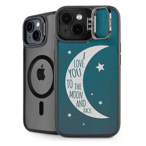 To The Moon And Back iPhone 15 Kickstand Case