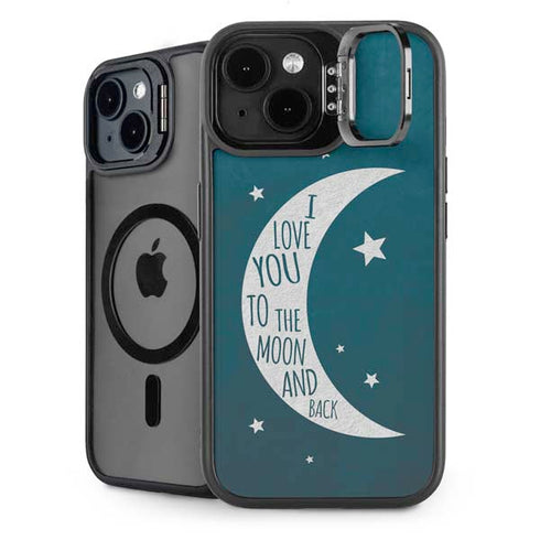 To The Moon And Back iPhone 15 Plus Kickstand Case