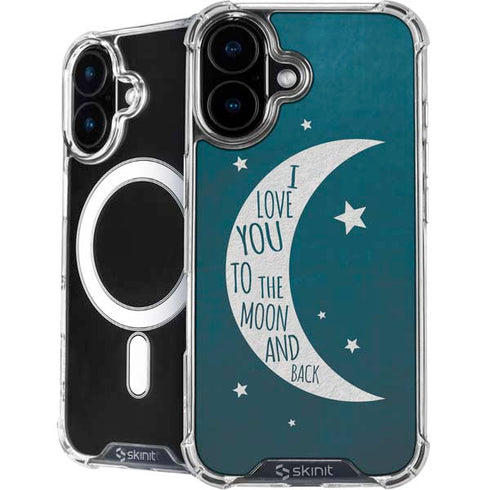 To The Moon And Back iPhone 16 MagSafe Case