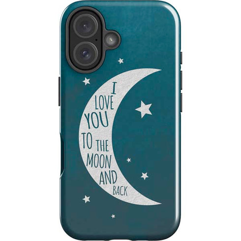 To The Moon And Back iPhone 16 Plus Impact Case
