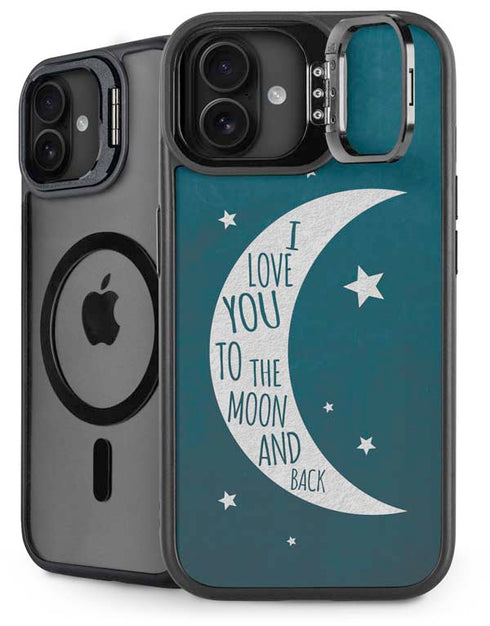 To The Moon And Back iPhone 16 Plus Kickstand Case