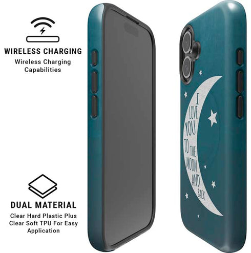 To The Moon And Back iPhone 16 Plus Magsafe Impact Case