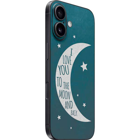 To The Moon And Back iPhone 16 Plus Skin