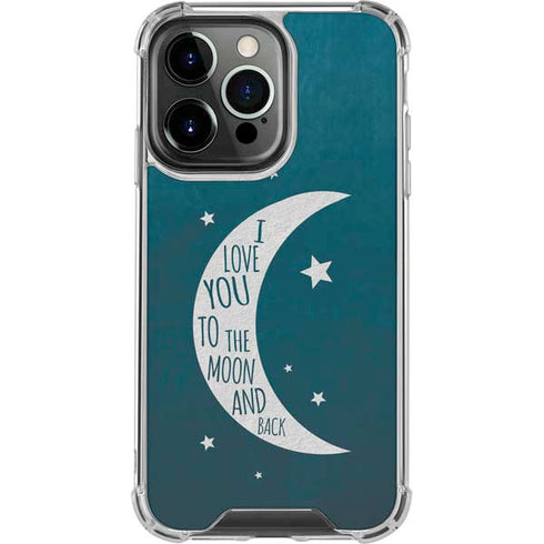 To The Moon And Back iPhone 16 Pro Clear Case
