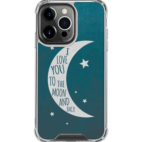 To The Moon And Back iPhone 16 Pro Max Clear Case