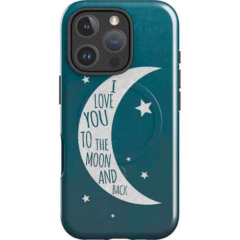 To The Moon And Back iPhone 16 Pro Max Magsafe Impact Case