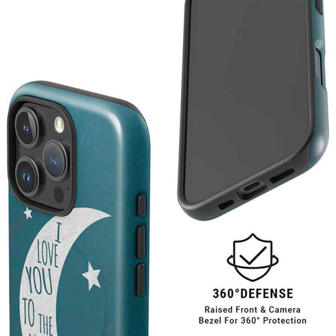 To The Moon And Back iPhone 16 Pro Max Magsafe Impact Case