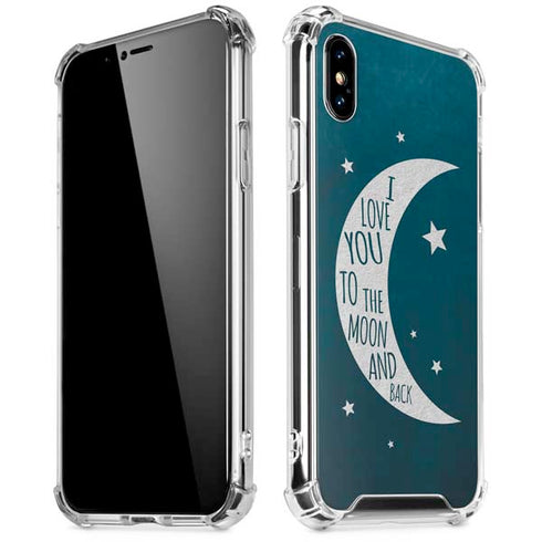 To The Moon And Back iPhone X/XS Clear Case