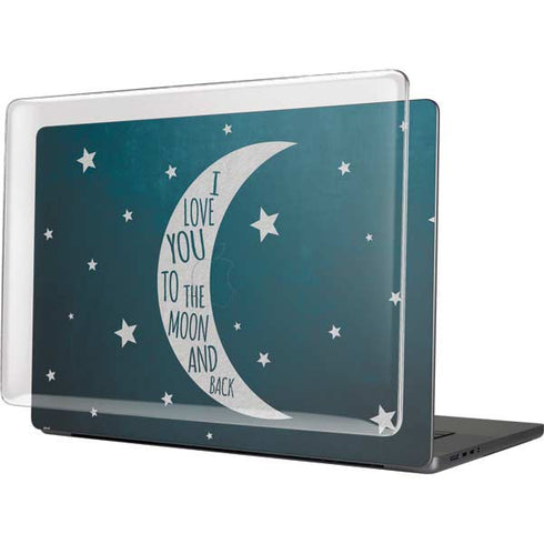 To The Moon And Back MacBook Cases