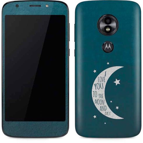 To The Moon And Back Moto E5 Play Skin