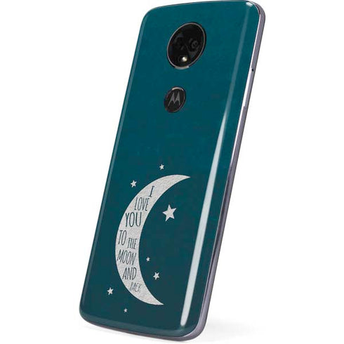 To The Moon And Back Moto E5 Plus Skin