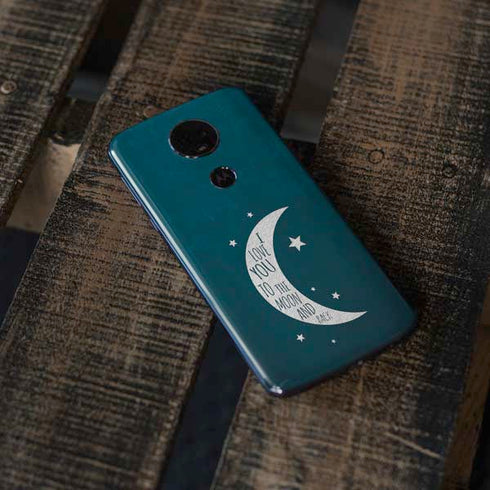 To The Moon And Back Moto E5 Plus Skin