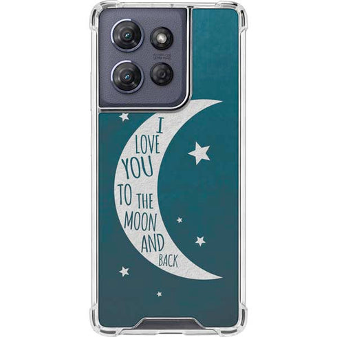 To The Moon And Back Moto G 5G (2025) Clear Case