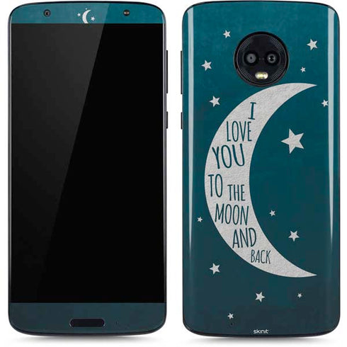 To The Moon And Back Moto G6 Skin