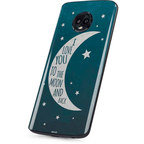 To The Moon And Back Moto G6 Skin
