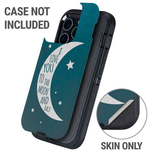 To The Moon And Back Otterbox Defender iPhone Skin