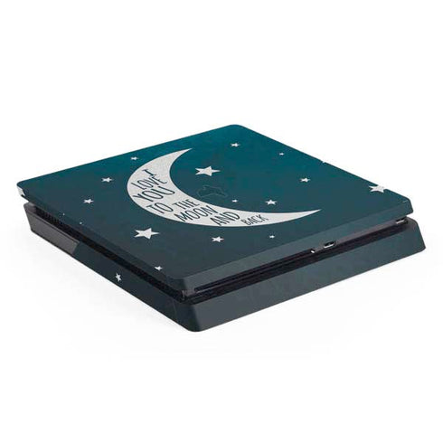 To The Moon And Back PS4 Slim Skin