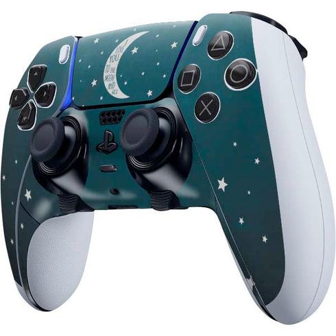To The Moon And Back PS5 DualSense Edge Pro Controller Skin