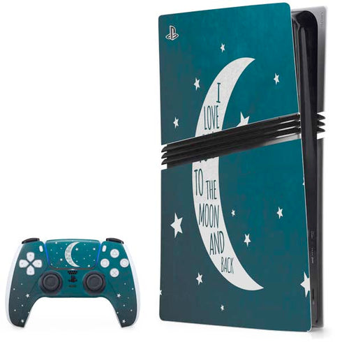 To The Moon And Back PlayStation PS5 Skins