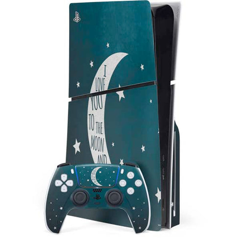 To The Moon And Back PlayStation PS5 Skins