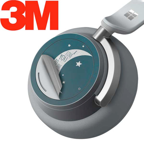 To The Moon And Back Surface Headphones Skin