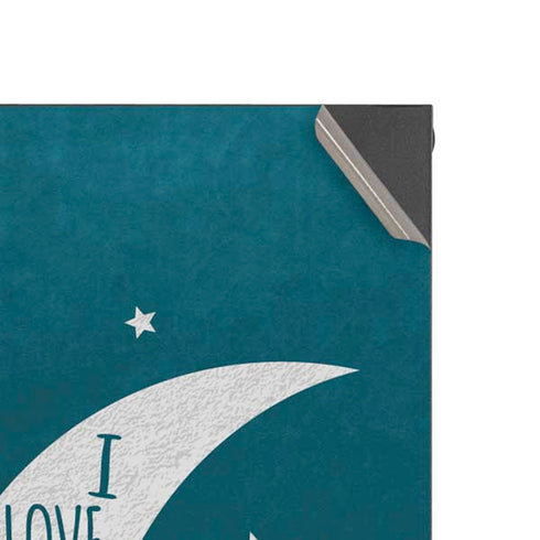 To The Moon And Back XBox Series X Digital Edition Console Skin