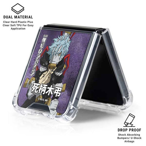 My Hero Academia Tomura Shigaraki Season 5 Galaxy Z Flip7 Clear Case