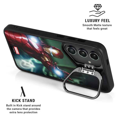 Marvel Tony Stark Iron Man Galaxy S25 FE Kickstand Case