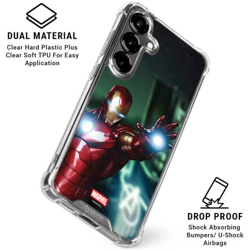 Marvel Tony Stark Iron Man Galaxy S26 Plus Clear Case