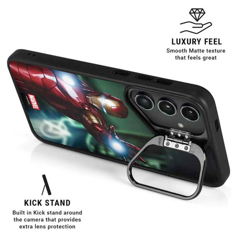 Marvel Tony Stark Iron Man Galaxy S26 Plus Kickstand Case
