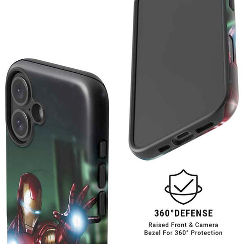 Marvel Tony Stark Iron Man iPhone 16 Magsafe Impact Case