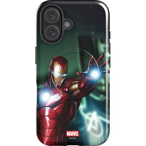 Marvel Tony Stark Iron Man iPhone 16 Plus Magsafe Impact Case