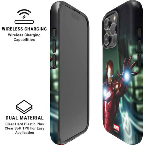 Marvel Tony Stark Iron Man iPhone 16 Pro Max Magsafe Impact Case