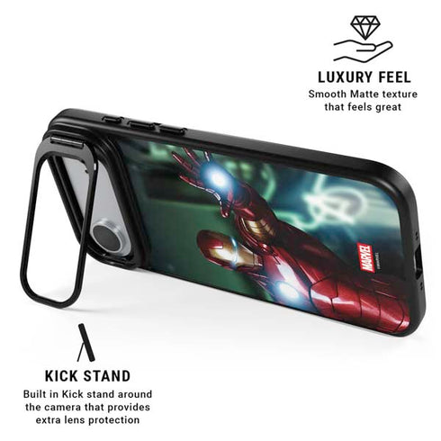 Marvel Tony Stark Iron Man iPhone 17 Air Kickstand Case