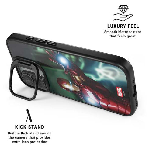 Marvel Tony Stark Iron Man iPhone 17 Kickstand Case