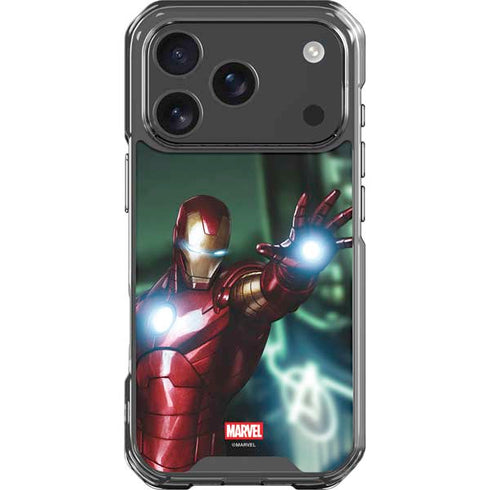 Marvel Tony Stark Iron Man iPhone 17 Pro Clear Case