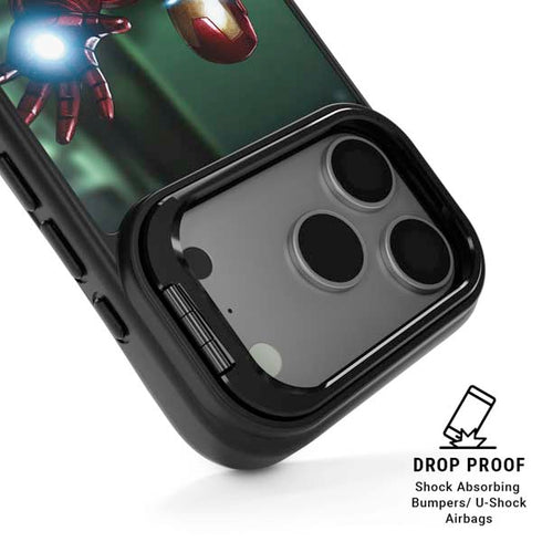 Marvel Tony Stark Iron Man iPhone 17 Pro Max Kickstand Case