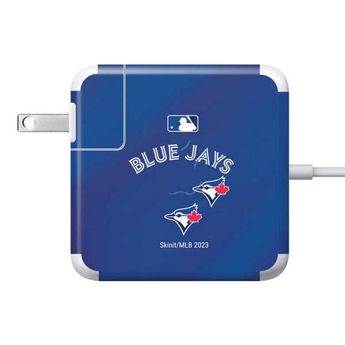 MLB Toronto Blue Jays Alternate Jersey 85W Power Adapter (15 and 17 inch MacBook Pro Charger) Skin