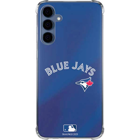 MLB Toronto Blue Jays Alternate Jersey Galaxy A55 5G Clear Case