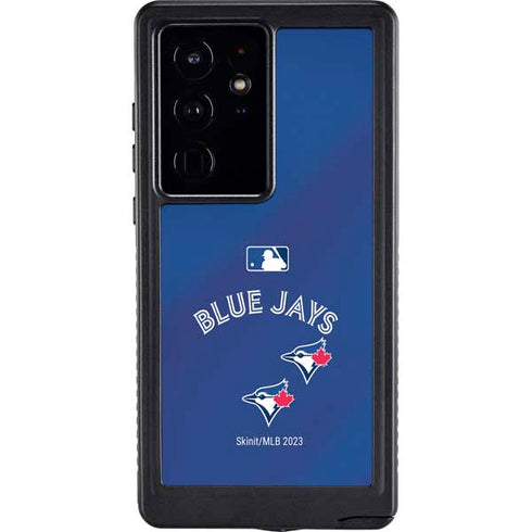MLB Toronto Blue Jays Alternate Jersey Galaxy S24 Ultra Waterproof Case