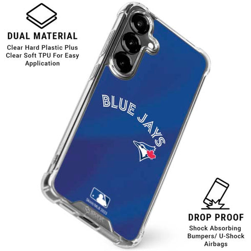 MLB Toronto Blue Jays Alternate Jersey Galaxy S26 Plus Clear Case