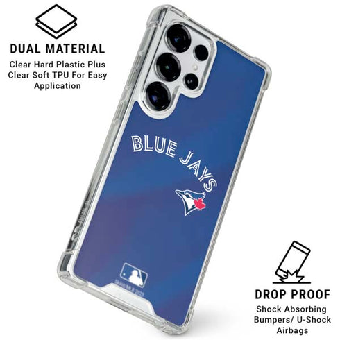 MLB Toronto Blue Jays Alternate Jersey Galaxy S26 Ultra Clear Case