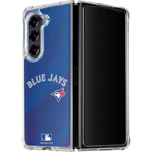 MLB Toronto Blue Jays Alternate Jersey Galaxy Z Fold5 5G Clear Case